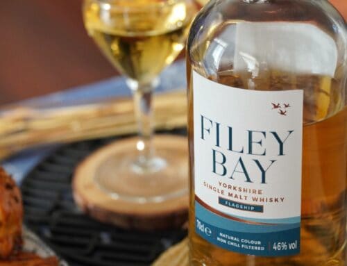 Filey Bay Flagship Yorkshire Single Malt Whisky + sausage roll recept