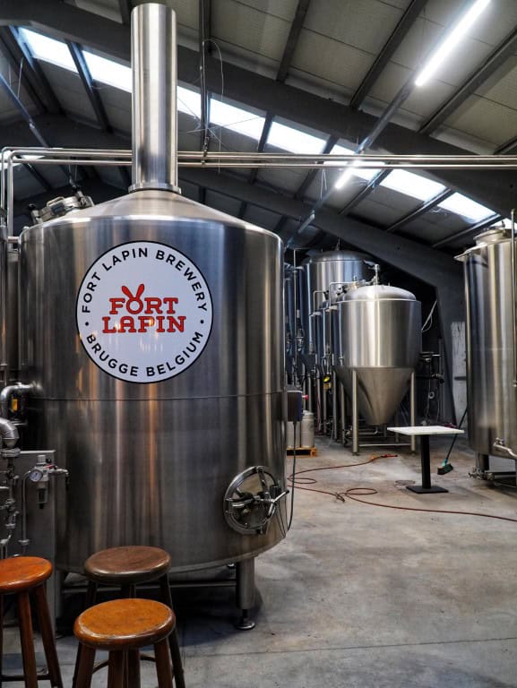 Op bezoek bij Fort Lapin brouwerij in Brugge