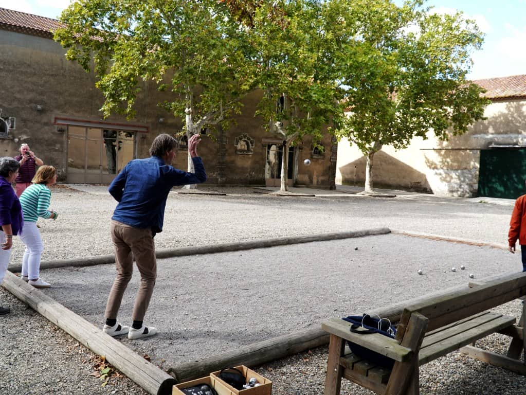Petanque spelen bij Domaine Preignes le Vieux 