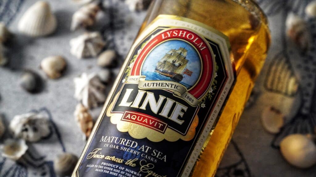 LINIE Aquavit: de Noorse spirit die twee keer de evenaar oversteekt 1 LINIE Aquavit de Noorse spirit die twee keer de evenaar oversteekt