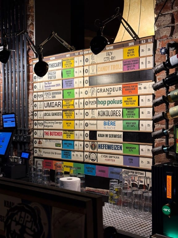 Bier in Warschau - Kufle i Kapsle 