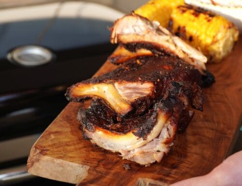 Gochujang Spareribs van de Weber Lumin barbecue