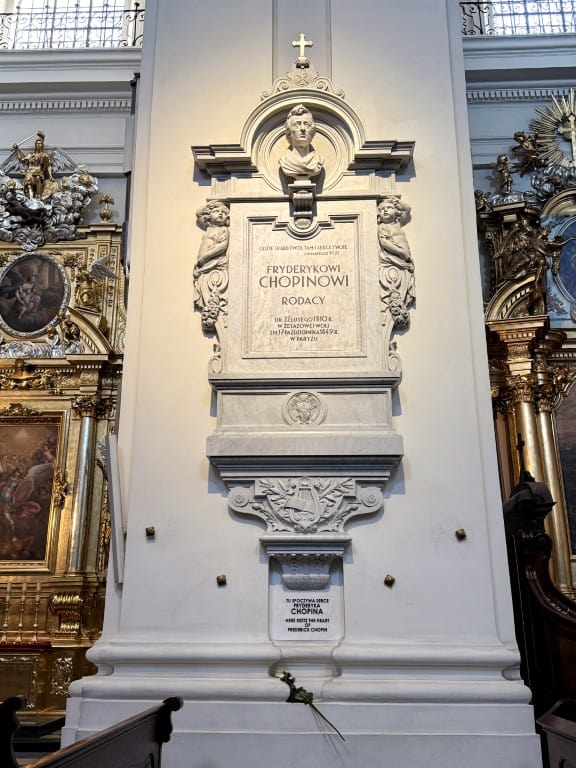 het hart van Chopin op cognac in Warschau 