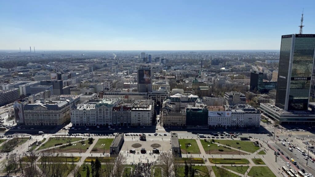 The Palace of Culture and Science (Polish Pałac Kultury i Nauki, abbreviated to PKiN)