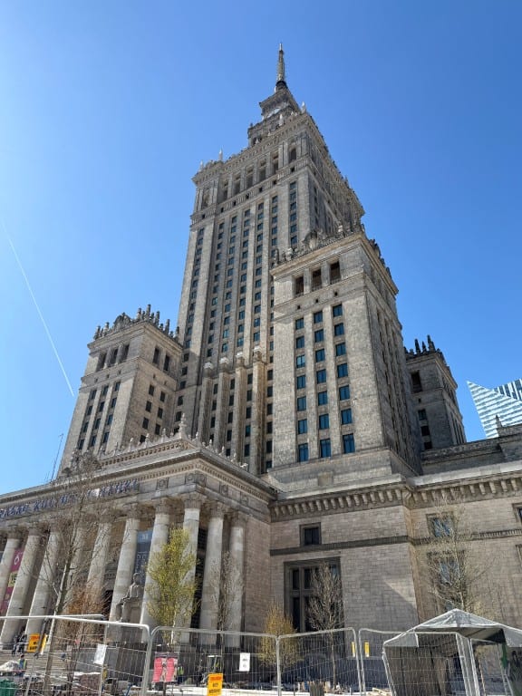 The Palace of Culture and Science (Polish Pałac Kultury i Nauki, abbreviated to PKiN) 