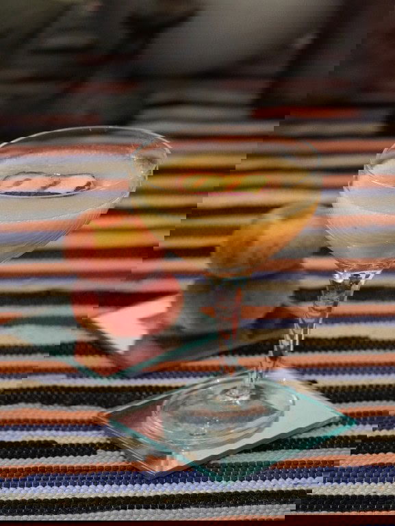 Zomerse tequila cocktail - Grilled peach 