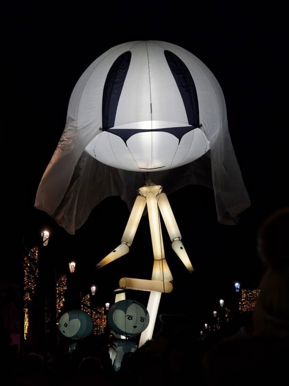 Het Habits de Lumière lichtfestival Champagne