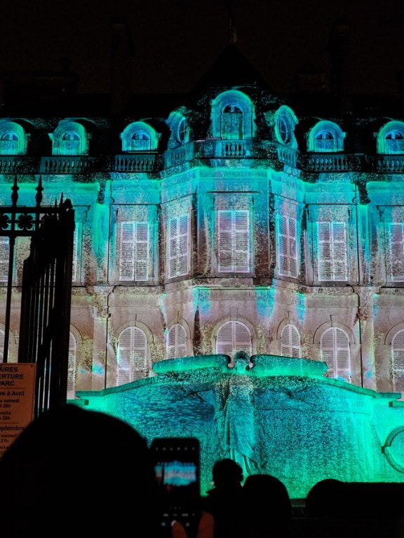 Het Habits de Lumière lichtfestival Champagne