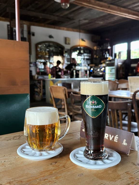 Zastávka Nižbor restaurant oud treinstation