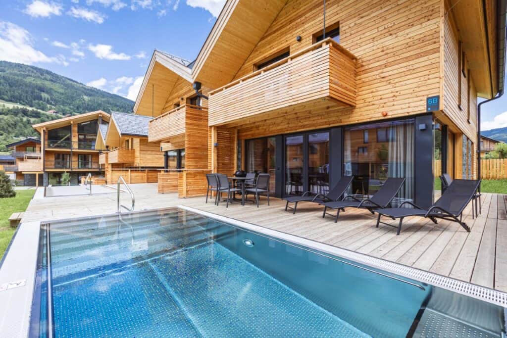 ALPS RESORTS: vrijheid, natuur en comfort 7 Kreischberg Pool Villas ALPS-RESORTS