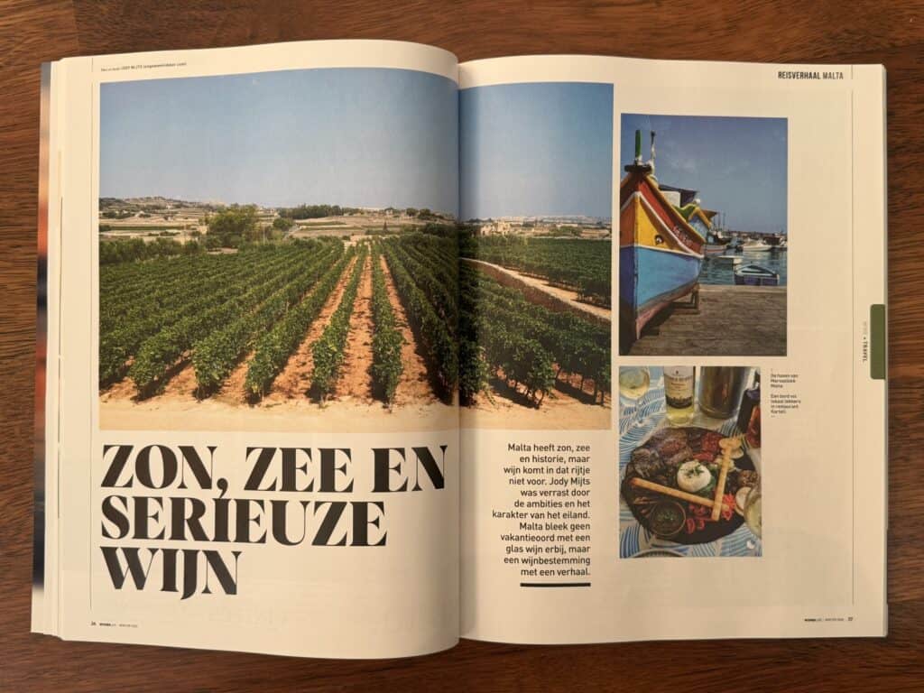 Malta reisverhaal Jody Mijts WINELIFE 99