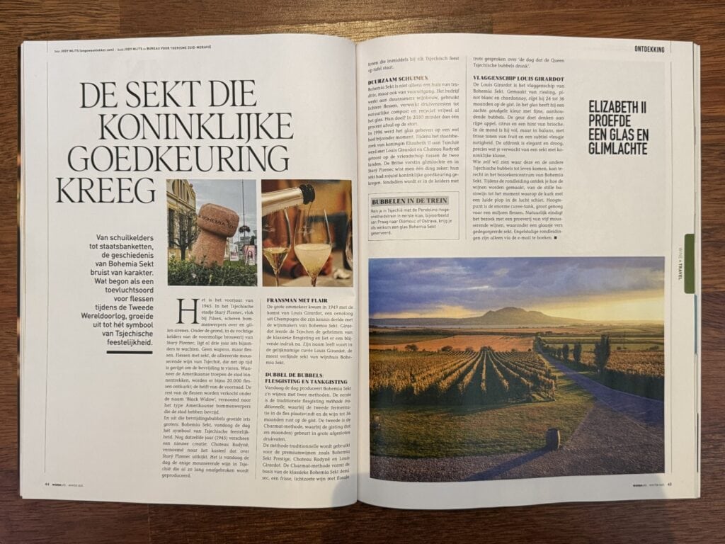 Portfolio Print 3 The Sekt That Received Royal Approval - WINELIFE 98 - december 2025