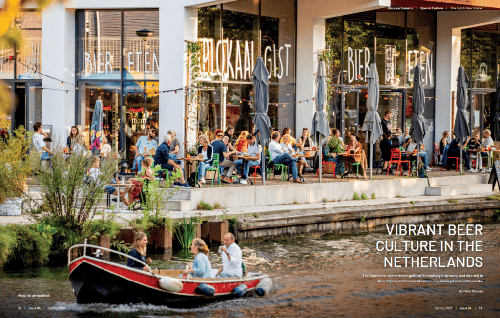 Portfolio Print 2 Vibrant Beer Culture in the Netherlands - Interview feature - Discover Benelux, Issue 84, Spring 2026 - By Malin Norman