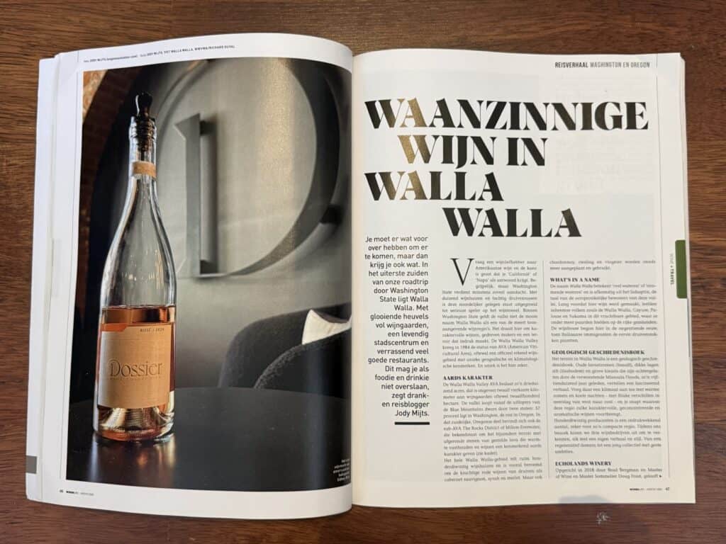 Portfolio Print 4 Wonderful Wine in Walla Walla - WINELIFE 97 - October 2025
