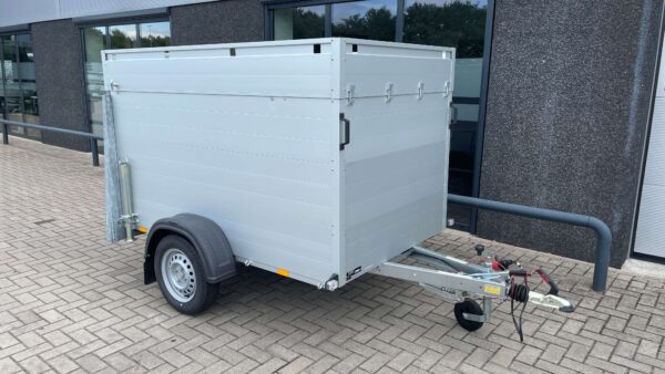 Anssems gesloten aanhangwagen aluminium 211x126x118cm 750kg geremd