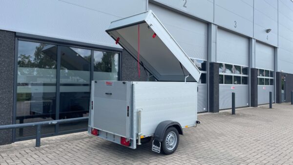 Anssems gesloten aanhangwagen aluminium 211x126x118cm 750kg geremd