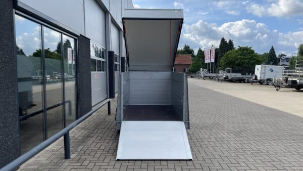 Anssems gesloten aanhangwagen aluminium 211x126x118cm 750kg geremd