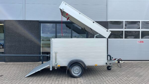Anssems gesloten aanhangwagen aluminium 211x126x118cm 750kg geremd