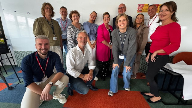 Het implementatieteam voor de gemeente Noordwijk