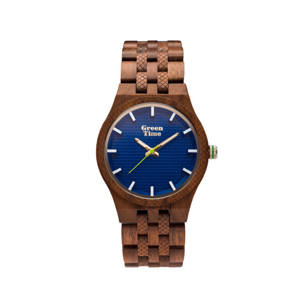 1969935084 GreenTime ZW114E Houten horloge met natuurlijke uitstraling - GreenTime wood watch