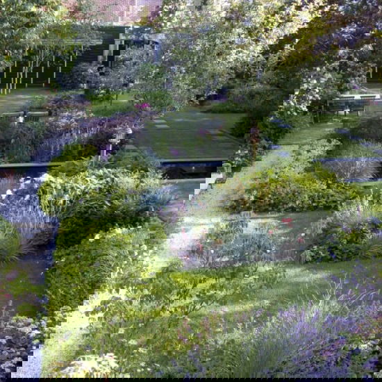 Drie in een tuin Amsterdam