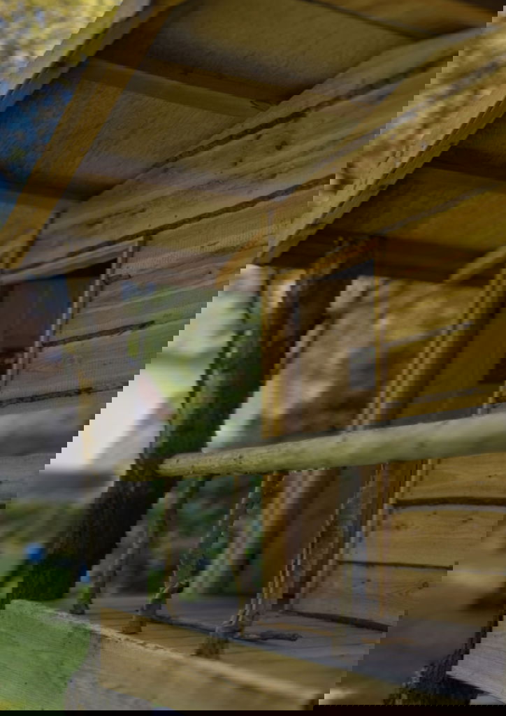 Speelhut in familietuin