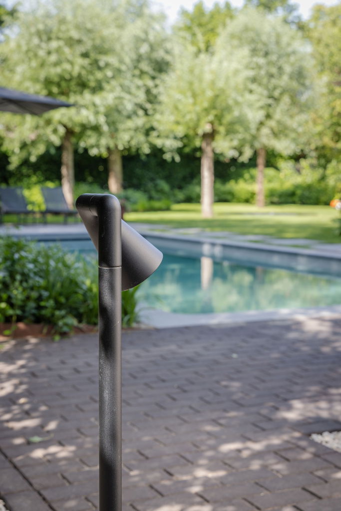 Verlichting in de tuin.