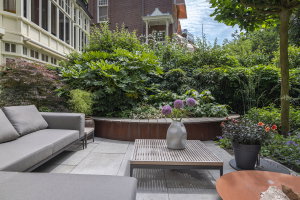 Exclusieve grachtentuin in Amsterdam