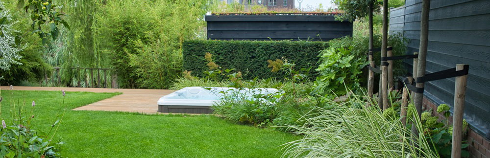 Jacuzzi in tuin
