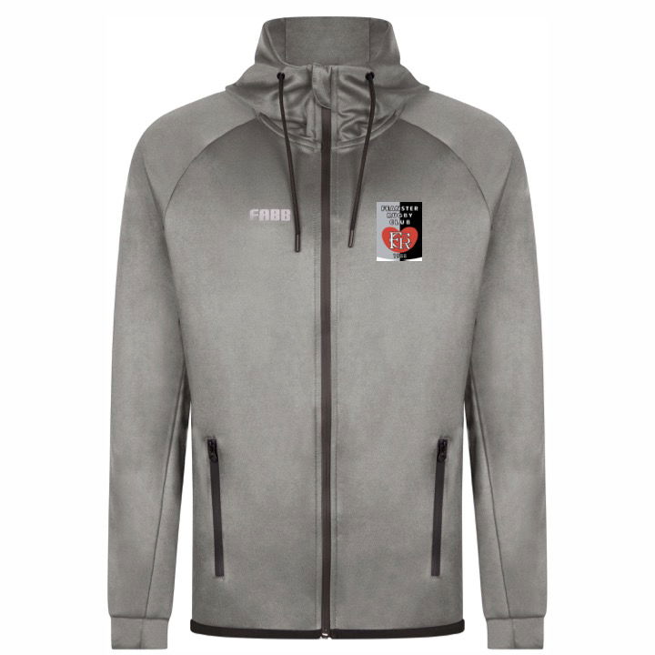 Hooded trainingsjacket scuba grijs