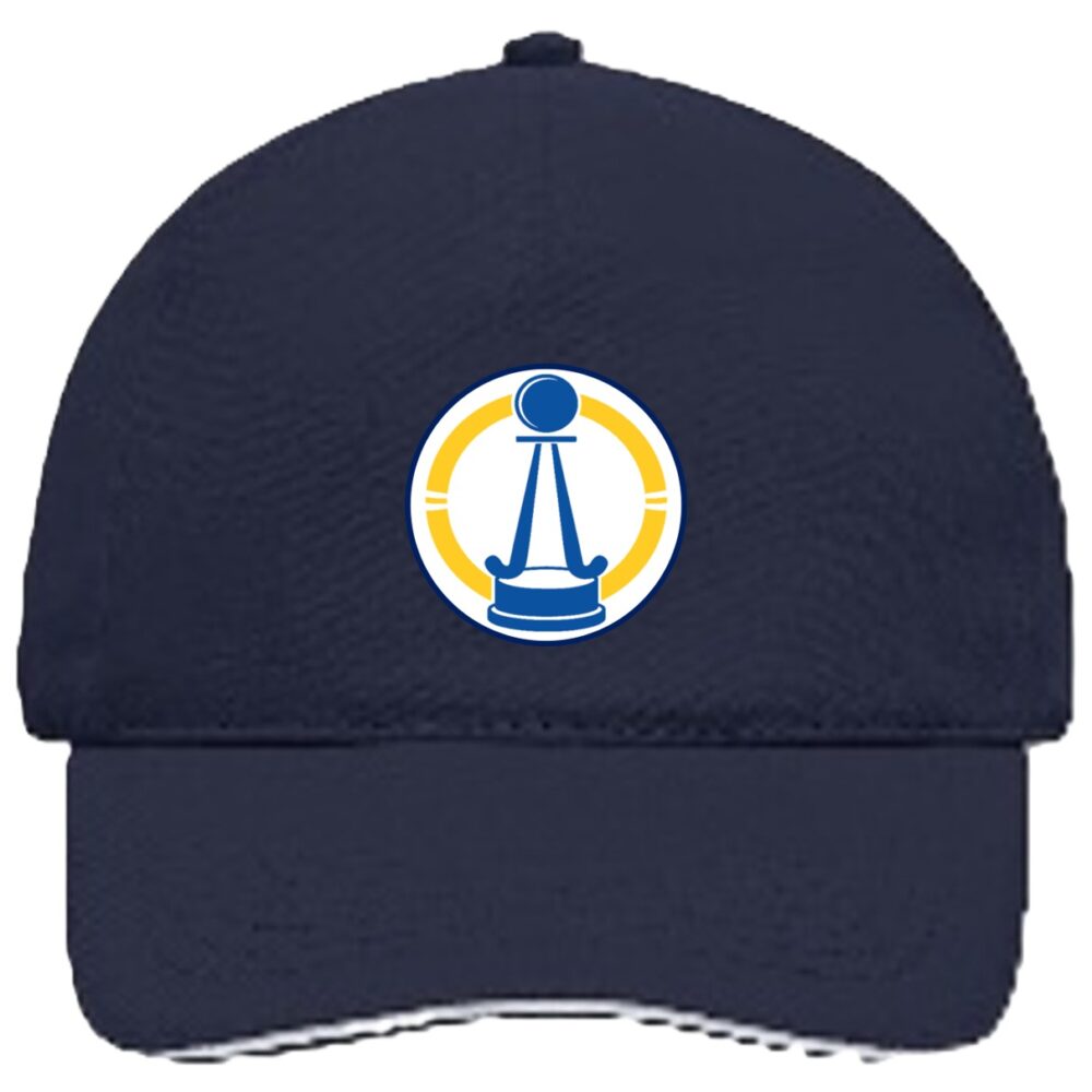 World Masters Hockey 2026 Premium 5-Panel Cap Navy-White
