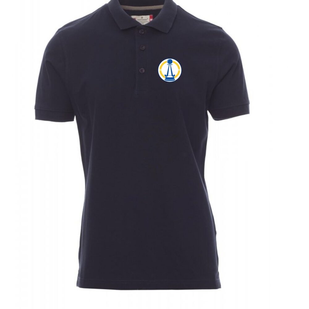 World Masters Hockey 2026 stylish men’s short-sleeve polo shirt - Navy Blue