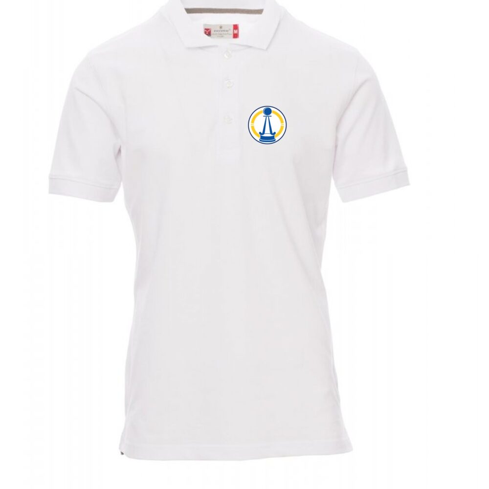 World Masters Hockey 2026 stylish men’s short-sleeve polo shirt - White