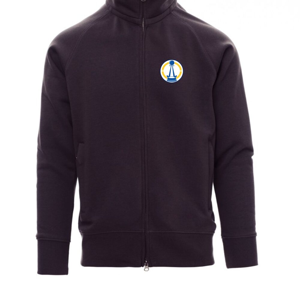 World Masters Hockey 2026 men’s full-zip sweatshirt in Dark Grey