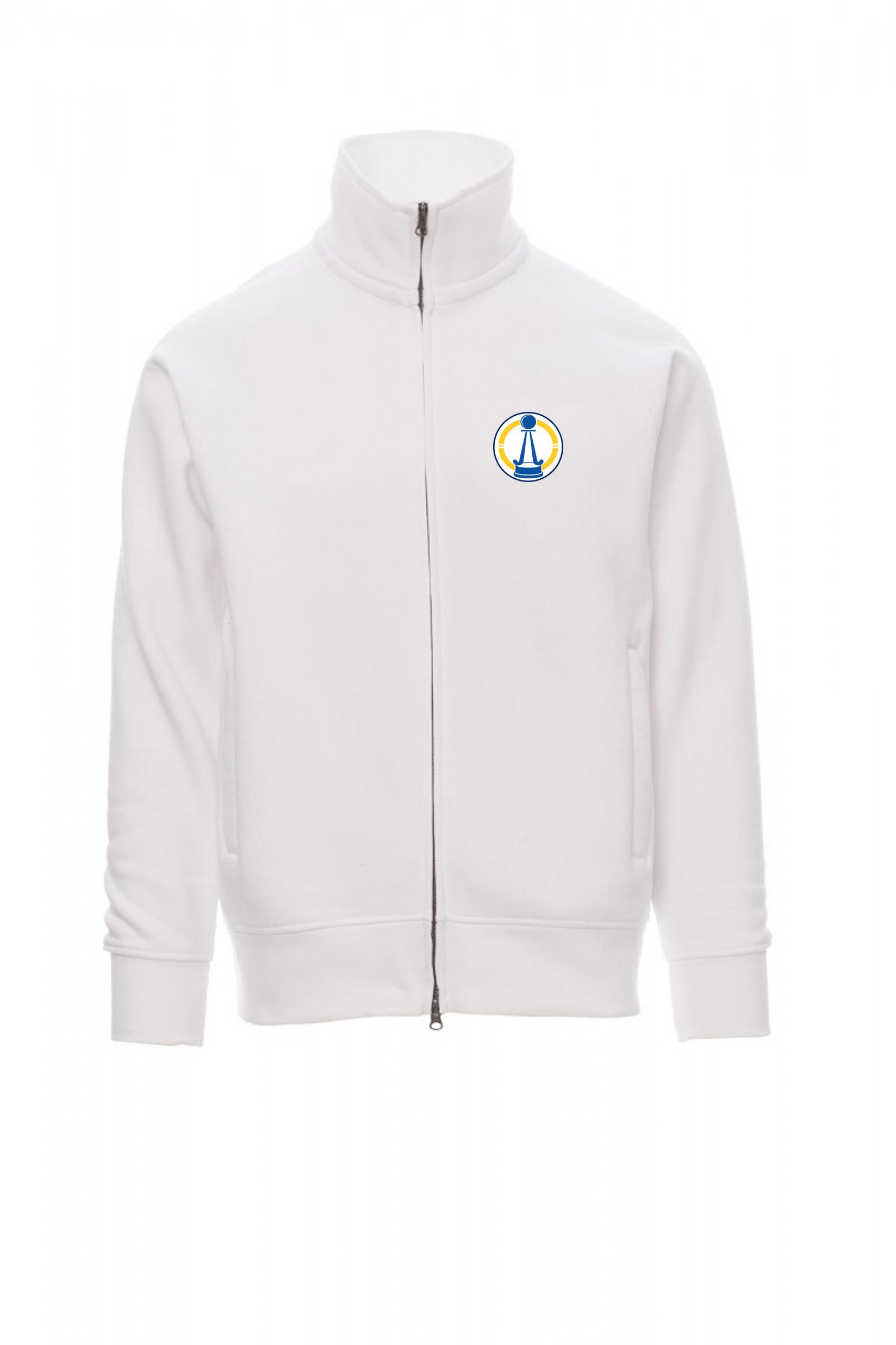World Masters Hockey 2026 men’s full-zip sweatshirt in white