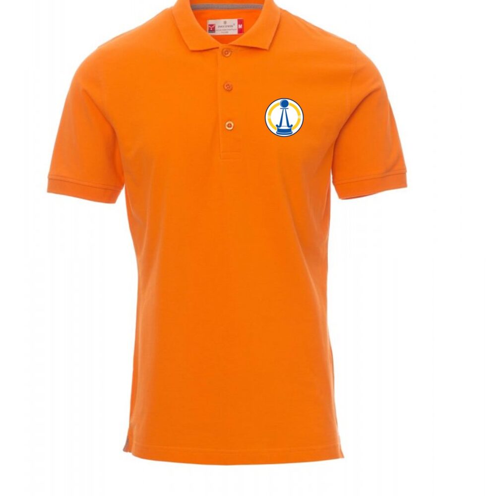 World Masters Hockey 2026 stylish men’s short-sleeve polo shirt - Dutch Orange