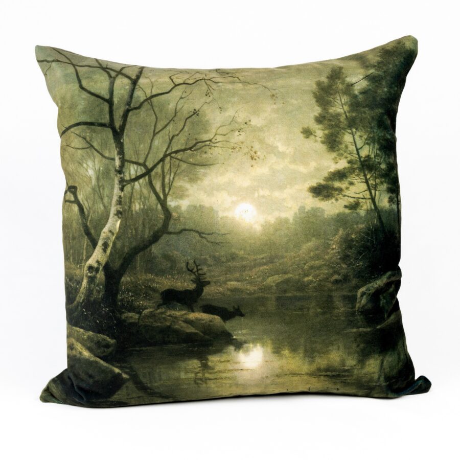 Wondermooi – Velvet Pracht kussen (45x45) Maanlicht