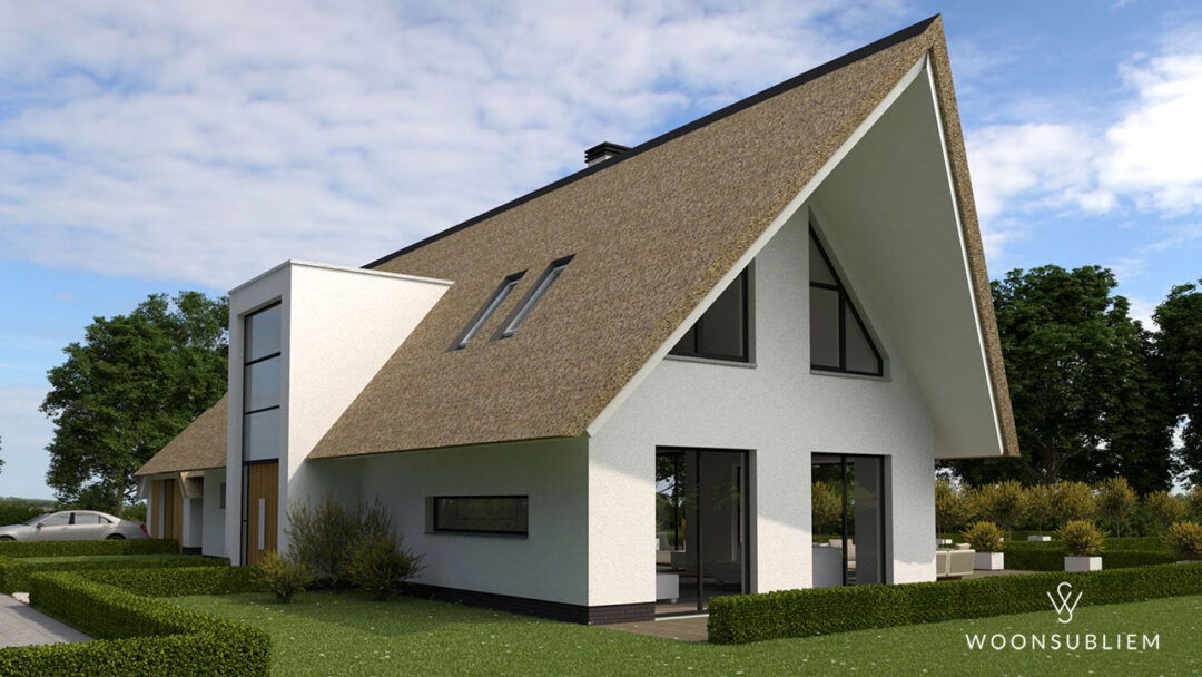 Villa met rietgedekte kap Hoogland #174
