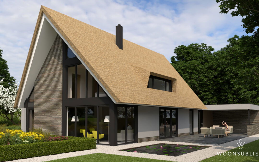 Villa realiseren met WoonSubliem – exclusief ontwerp met rieten kap en verfijnd metselwerk, waar ambacht en elegantie samenkomen in een unieke woonbeleving