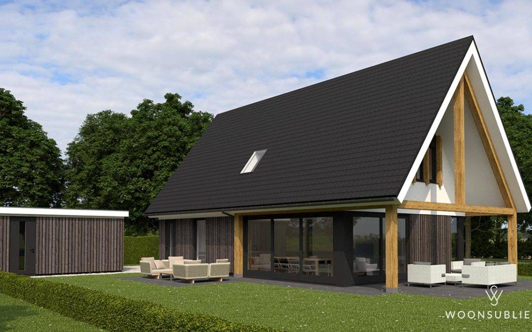 Schuurwoning zevenaar tuinzijde