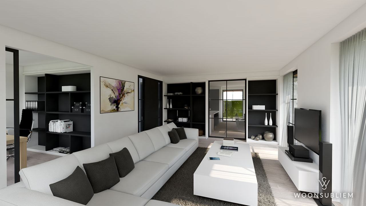 woning in Vught tuinzijde interieur