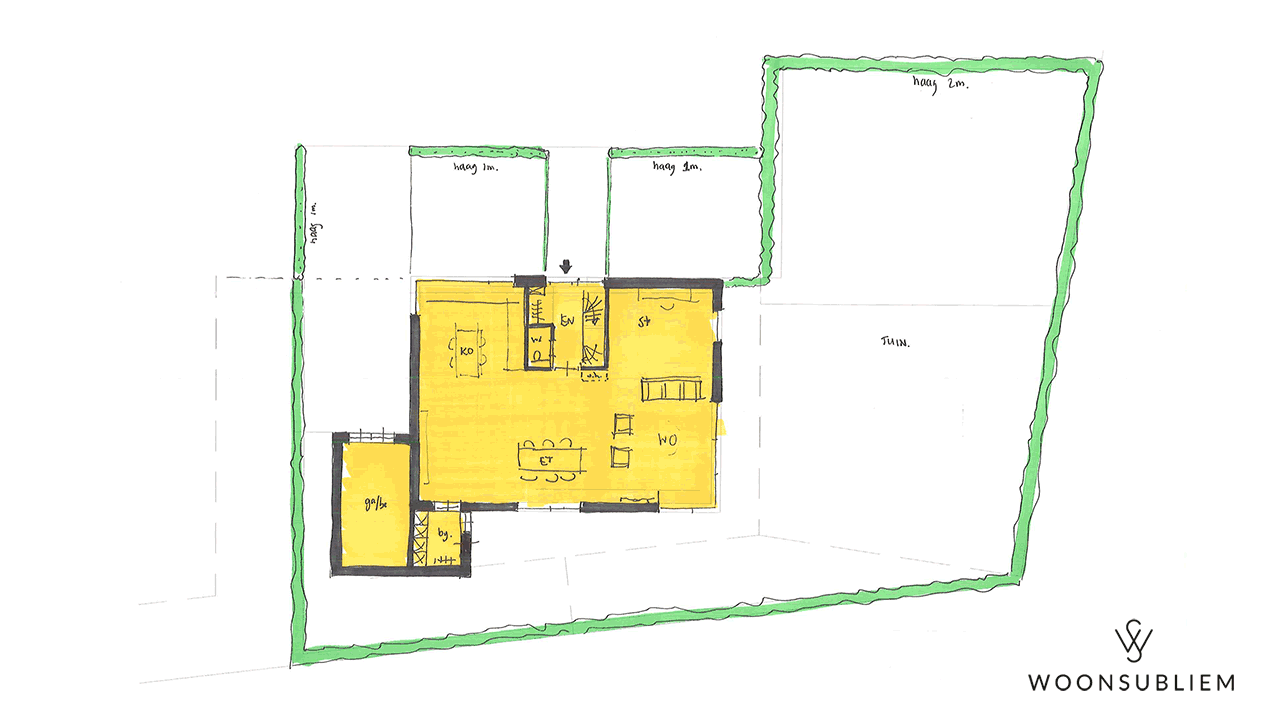 Moderne woning in Oosterhout kavel