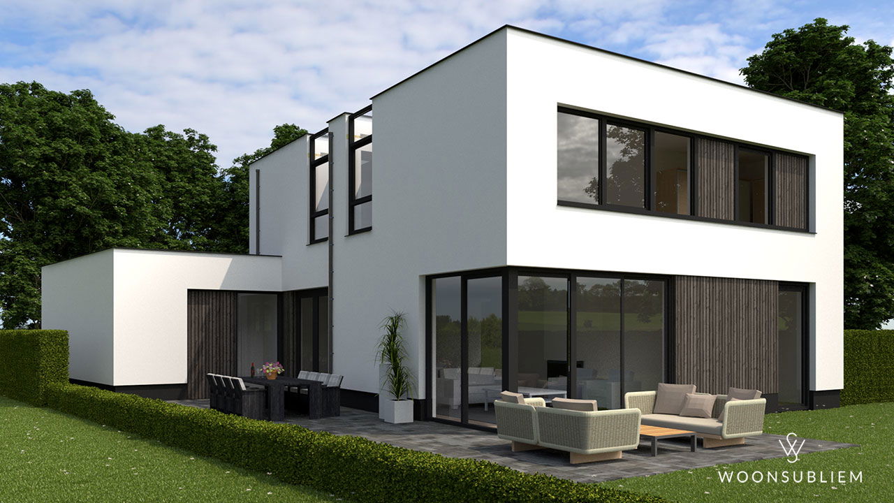 Moderne woning in Oosterhout terras