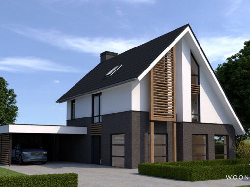 Villa met asymmetrische kap in Veenendaal #314