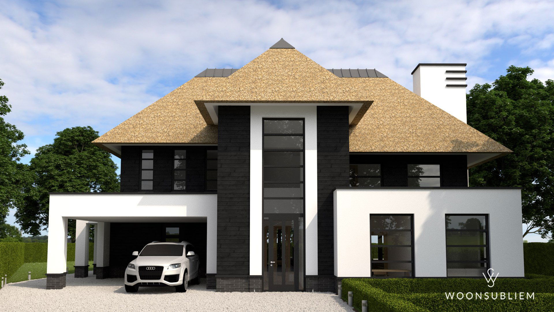 modern villa ontwerp in Doetinchem